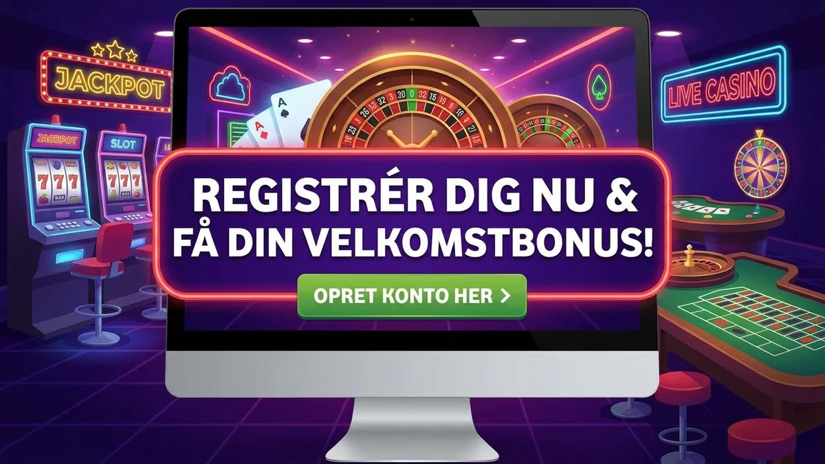 Registrér dig med bonus